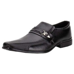 Sapato Masculino Social Mais Leve 611 - Preto