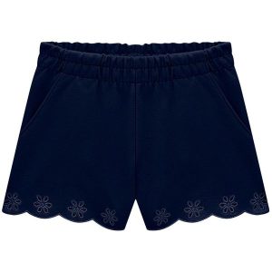 Short Infantil Menina Azul