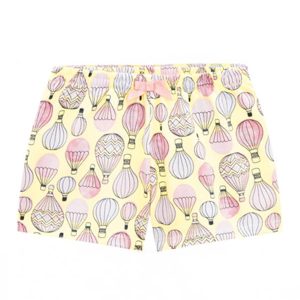 Short Infantil Menina Balão Amarelo