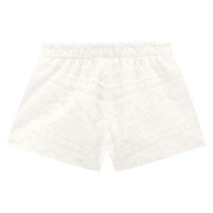 Short Infantil Menina Básico Off White
