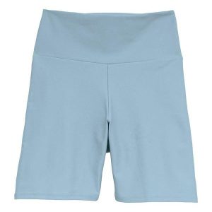 Short Justo em Malha Uv com Bolso Active Azul