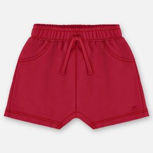 Short Moletom Bebê Menino Vermelho