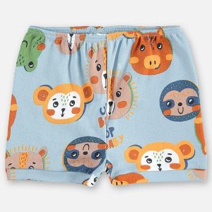 Short Suedine Bebê Menino Azul