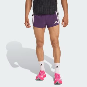 Shorts Adidas Adizero Running Split Roxo