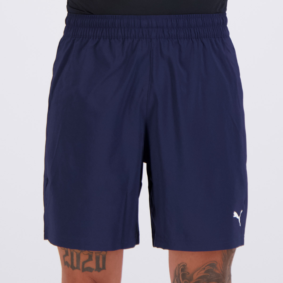 Shorts Puma Tad Essentials 7 Woven Azul Marinho