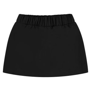 Shorts Saia Moletom Preto