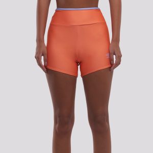 Shorts Umbro New Double Color Feminino Laranja e Lilás