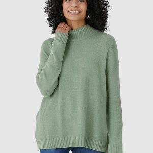 Suéter Feminino em Tricot Verde