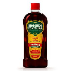 Suplemento Alimentar Biotônico Fontoura Sabor Morango 400ml