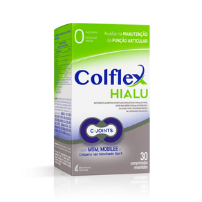 Suplemento Alimentar Colflex Hialu 30 Comprimidos Revestidos