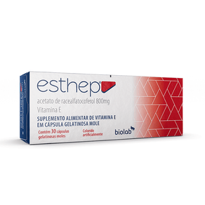 Suplemento Alimentar Esthep 800mg 30 Cápsulas Gelatinosas Moles