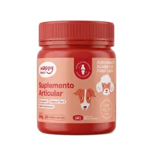 Suplemento Happy Bones Articular para Cães Happy Med - 84 g