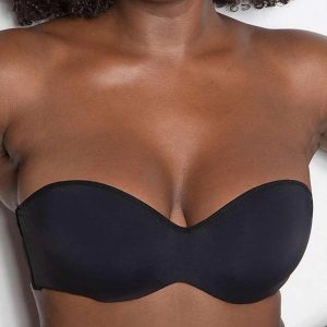 Sutiã Bustiê com Aro e Bojo Darling 390.12 Pre-Preto