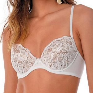 Sutiã com Aro e Bojo Desejo Demillus 67854 20-Branco