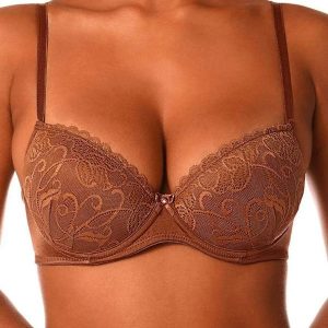 Sutiã com Aro e Bojo Nova Gemma Demillus 67249 Taça B 25-Bronze