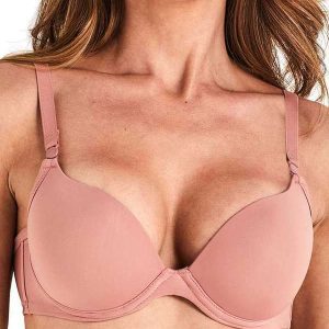 Sutiã com Aro e Bojo Push Up Liz 51690 Taça a 582-Rosa-Mônaco