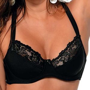 Sutiã com Aro e sem Bojo Bojo Demillus 64086 27-Preto