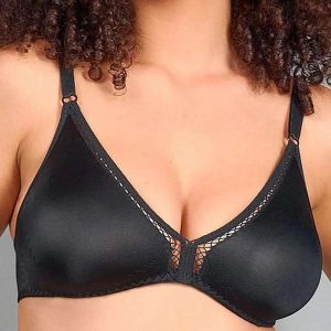 Sutiã sem Aro e sem Bojo Duloren 121519 Taça B 11-Preto