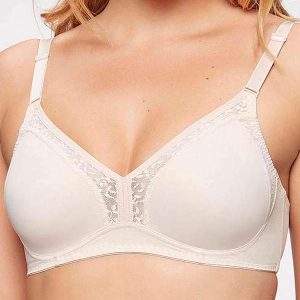 Sutiã sem Aro e sem Bojo N Triumph Lady Form Lace 24755 Taça B 228-Base