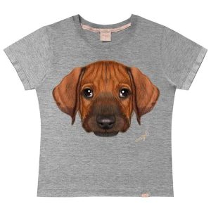 T-Shirt Pets Cinza