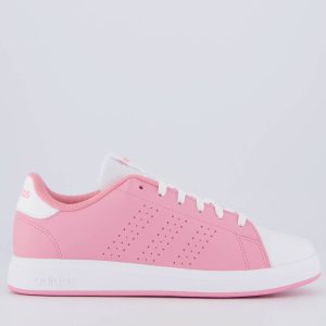 Tênis Adidas Advantage Base 2.0 Rosa Juvenil