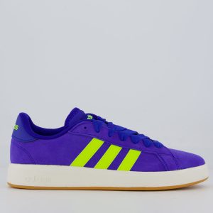 Tênis Adidas Grand Court Base Azul e Verde