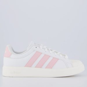 Tênis Adidas Streettalk Feminino Branco e Rosa