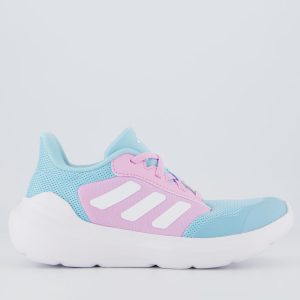 Tênis Adidas Tensaur Run 3.0 Juvenil Azul e Lilás