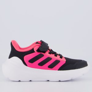 Tênis Adidas Tensaur Run 3.0 Juvenil Preto e Rosa