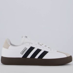 Tênis Adidas VL Court 3.0 Branco e Marrom