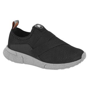 Tênis Casual Molekinho Preto Modelo Slip On