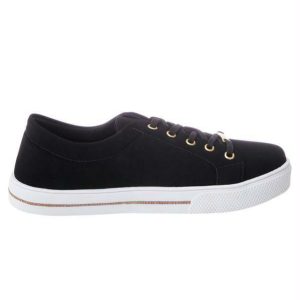 Tênis Casual Preto em Nobuck
