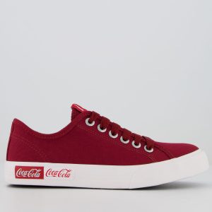 Tênis Coca Cola Blend Classic Bordô