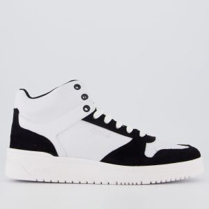 Tênis Coca Cola Daydream High Feminino Branco e Preto