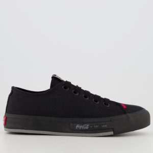 Tênis Coca Cola Daytona Feminino All Black