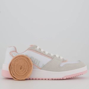 Tênis Coca Cola Fresh Feminino Branco e Rosa