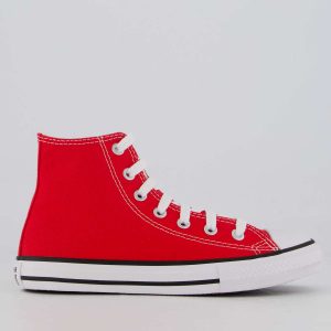 Tênis Converse All Star CT Cano Alto Juvenil Vermelho