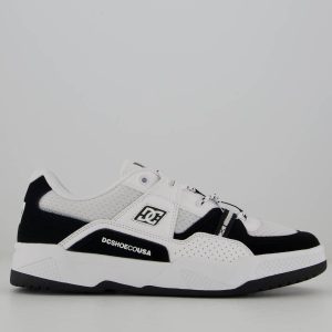 Tênis DC Construct Imp Branco e Preto