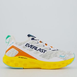 Tênis Everlast Climber Run Branco e Amarelo