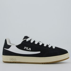 Tênis Fila Court 90 Preto e Branco
