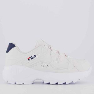 Tênis Fila Evolux Branco e Marinho