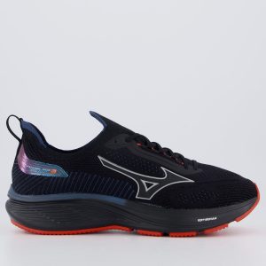 Tênis Mizuno Cool Ride 3 Preto e Marinho