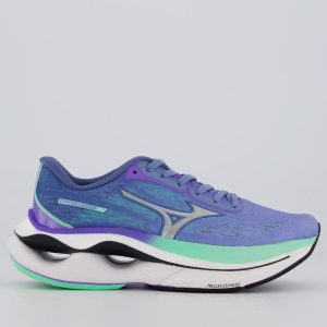 Tênis Mizuno Wave Creation 26 Feminino Azul e Verde