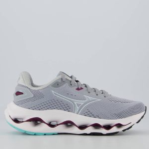 Tênis Mizuno Wave Legend 5 Feminino Cinza