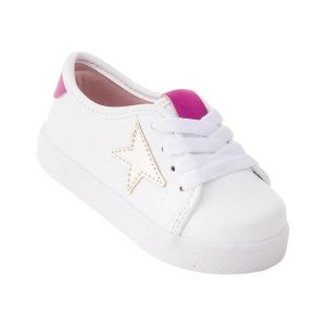 Tenis Molekinha Branco em Sintético