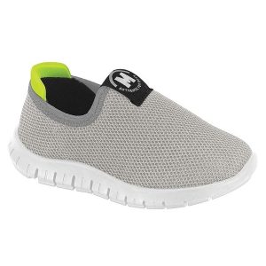 Tênis Molekinho Cinza Estilo Slip On