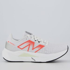 Tênis New Balance Fuelcell Propel V5 Feminino Branco e Coral