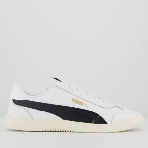 Tênis Puma Club 5V5 Branco e Preto