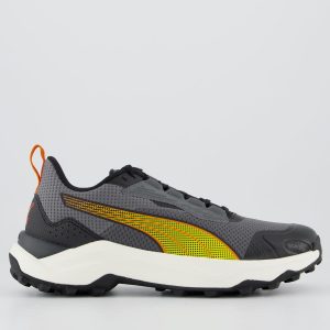 Tenis Puma Obstruct Profoam Cinza e Marrom