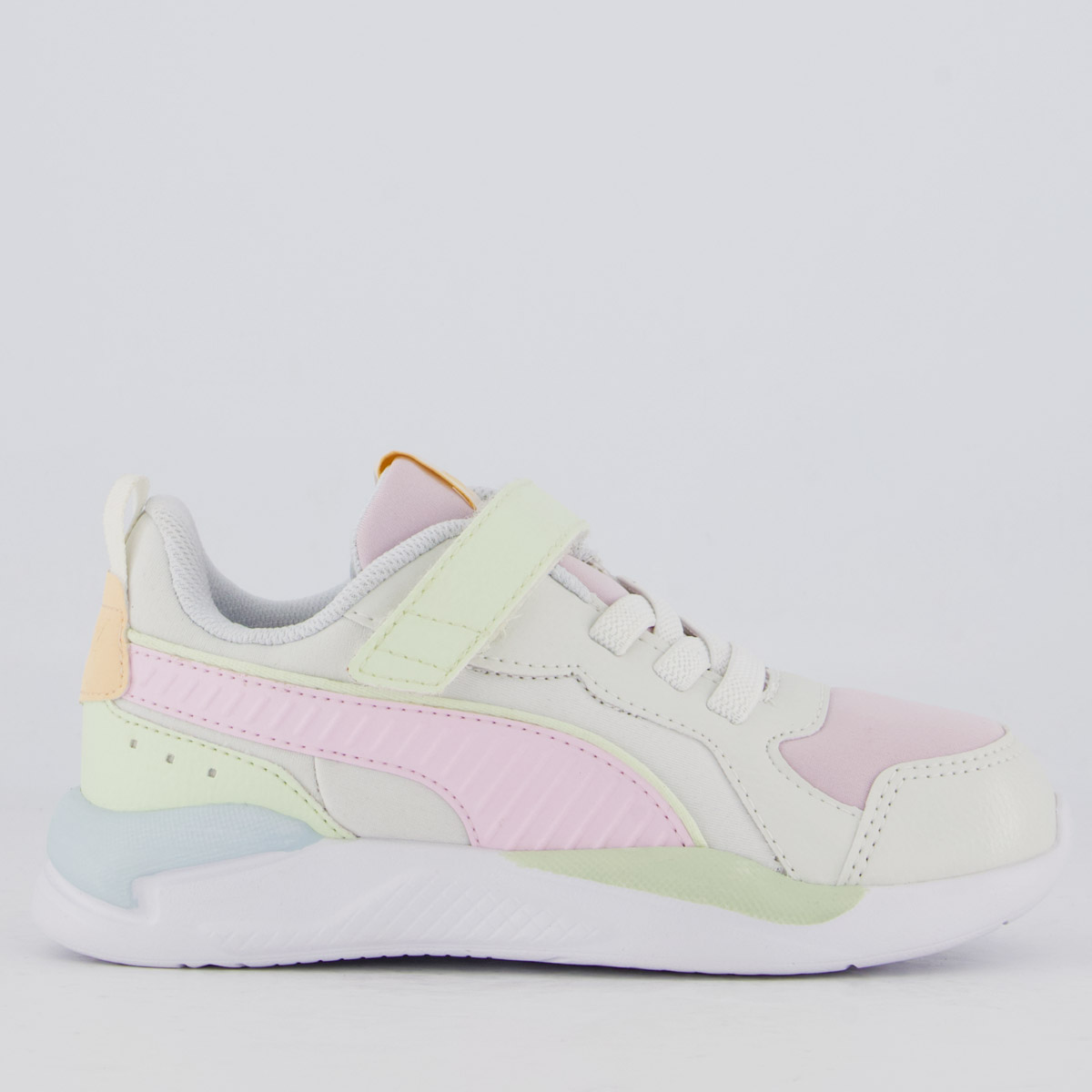 Tênis Puma X-Ray AC PS BDP Juvenil Rosa e Branco